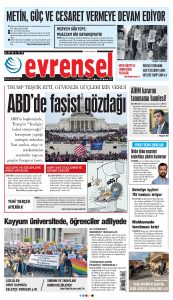 evrensel gazetesi